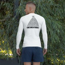 Load image into Gallery viewer, UNCONQUERABLE Men&#39;&#39;s Fitted Rash Guard.